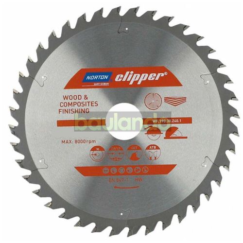 Clipper Kreissägeblatt Holz / Verbundwerkstoffe 216x30 36Z - Norton