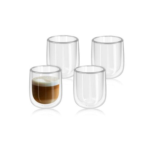 Navaris Gläser-Set 4x doppelwandige Gläser 350ml