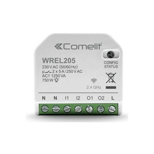 Wlan Smart Home Modul für Lichtmanagement 2 Ausgänge 5A WREL205 – Comelit