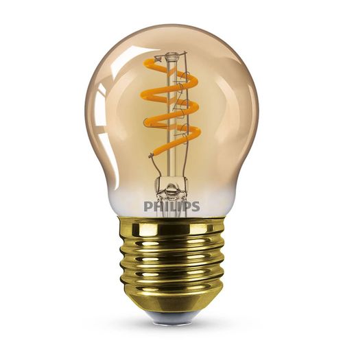 Philips LED Classic E27 P45 2,6W 1.800K gold dim