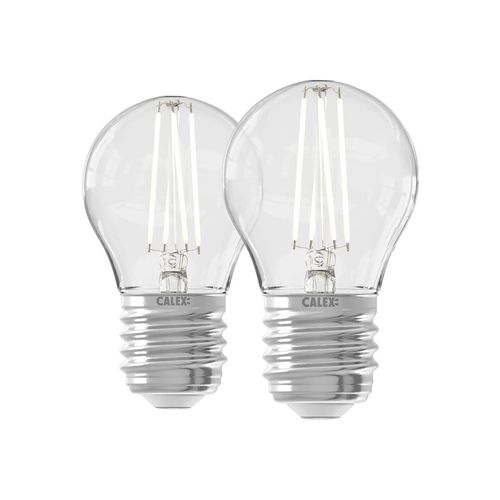 Calex Smart LED E27 P45 4,5W Filament CCT 2er-Set