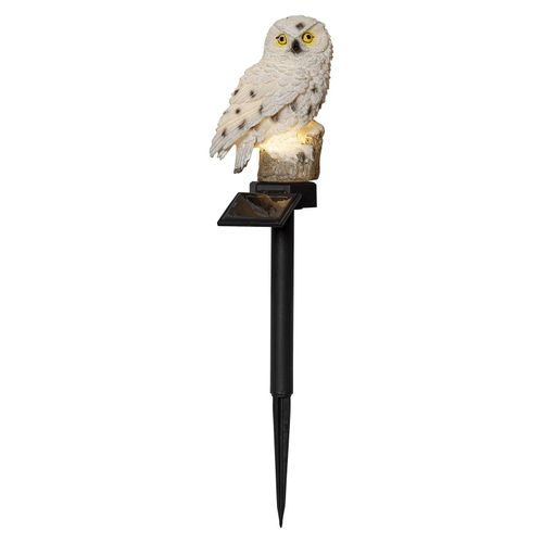 STAR TRADING LED-Solarleuchte Owl mit Erdspieß