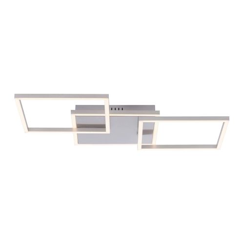 Leuchten Direkt LED-Deckenleuchte Iven, stahl, 75x45cm