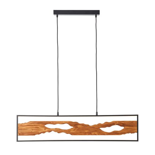 Brilliant LED-Hängeleuchte Chaumont aus Holz