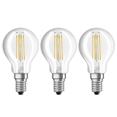 OSRAM LED-Filament-Lampe E14 4 W 2.700K 3er-Set