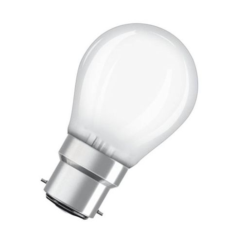 OSRAM LED-Tropfenlampe B22d 4W 2.700K matt