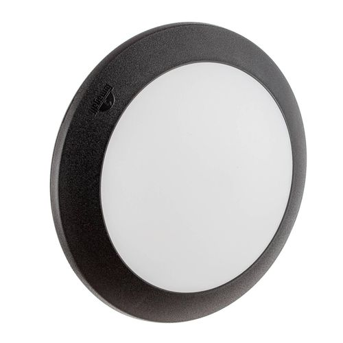 Fumagalli LED-Außendeckenleuchte Berta, schwarz, CCT