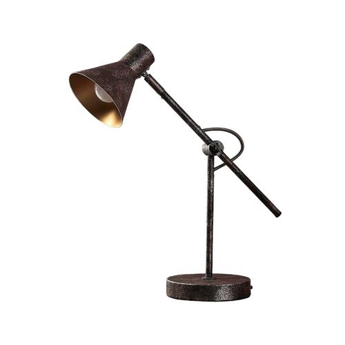 Lindby Rostfarbene Tischlampe Zera