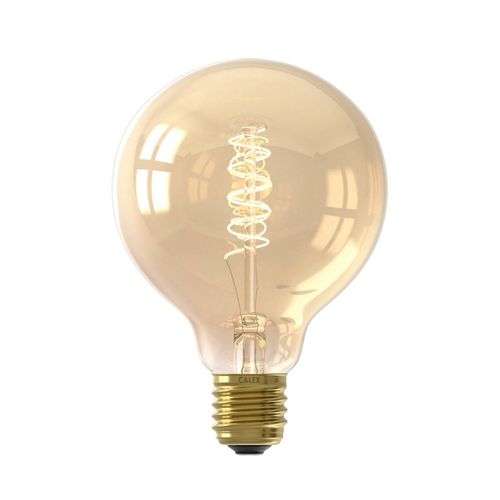 Calex E27 G95 3,8W LED-Filament Flex 821 gold dim