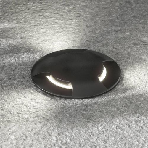 Fumagalli LED-Bodeneinbaustrahler Ceci 160-3L schwarz CCT