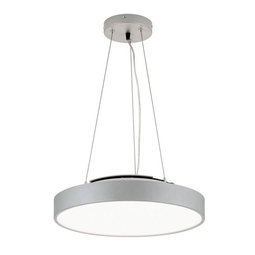 ORION LED-Hängeleuchte Space, dimmbar, titan, Ø 43,5 cm