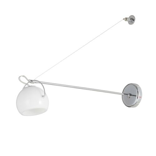 Fabbian Beluga White Wandlampe 1-flammig ausladend