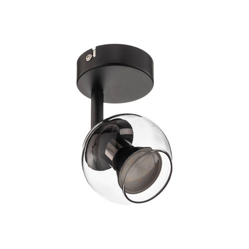 Lindby Samika LED-Spot, Rauchglas, einflammig