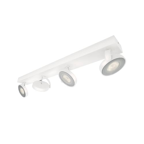 Philips Clockwork LED-Strahler weiß 4flg. WarmGlow