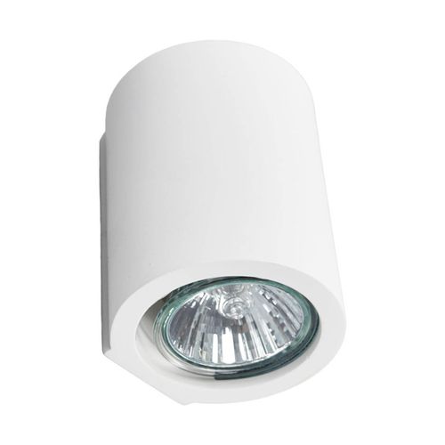 Lindby Weiße GU10-Wandlampe Miroslaw aus Gips