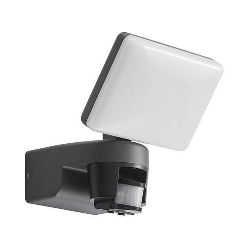 Lindby Melamika LED-Außenstrahler, Sensor