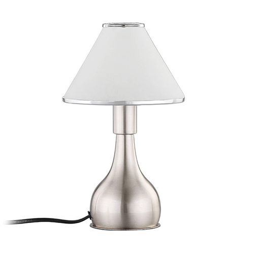 Lindby Nachttischlampe Ellen aus Glas und Metall