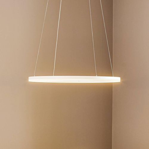 Fabas Luce LED-Pendelleuchte Giotto, einflammig, weiß