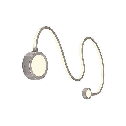 Lindby Rion LED-Wandleuchte, nickel