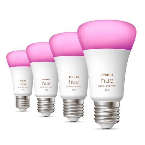 Philips Hue White&Color Ambiance LED E27 6,5W 4er