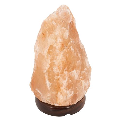 Globo Salzkristall-Tischlampe Stone, naturfarben