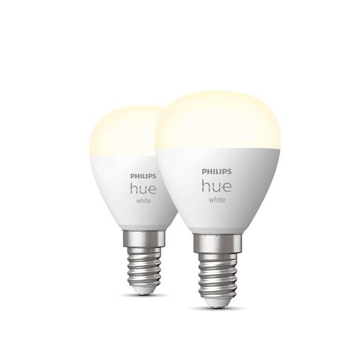 Philips Hue White LED-Tropfenlampe 2 x E14 5,7W