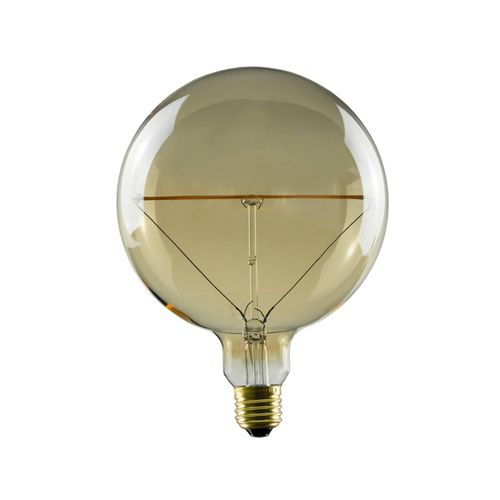 SEGULA E27 5W LED-Globelampe Ø15cm Vintage gold 1.900K