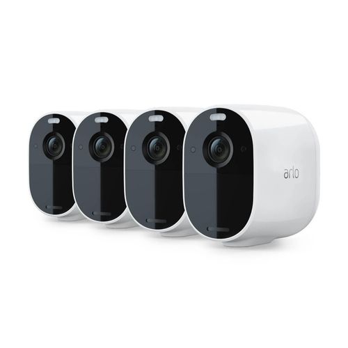 Arlo Essential Außenkamera, 4er Set, weiß