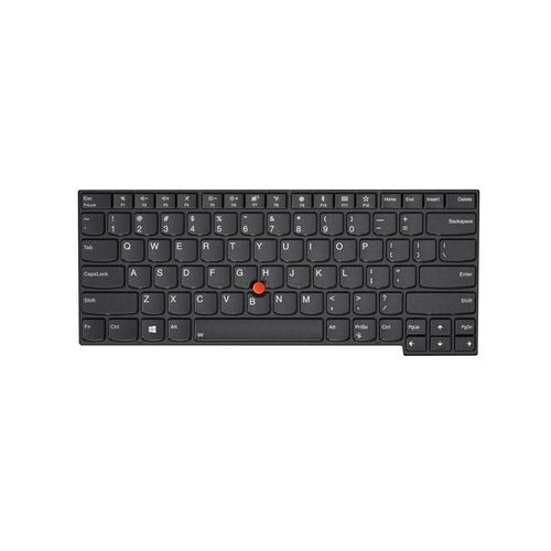 Lenovo Primax - Portable Keyboard - Ersatz - Nordisch - Schwarz