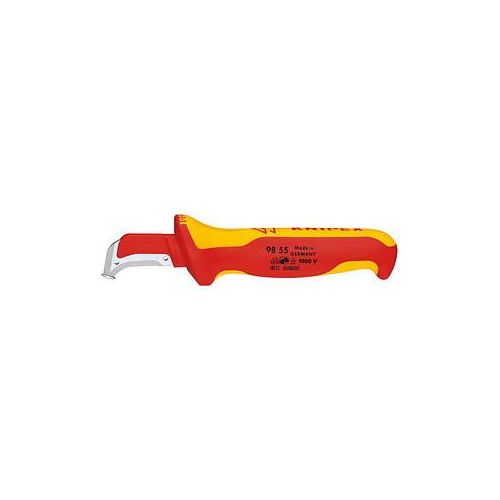 KNIPEX VDE mit Gleitschuh 98 55 Kabelmesser rot