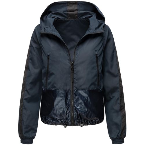 NAVAHOO Damen Ultraleichte Wendejacke 2-in-1 Übergangsjacke mit Kapuze Sunitaa