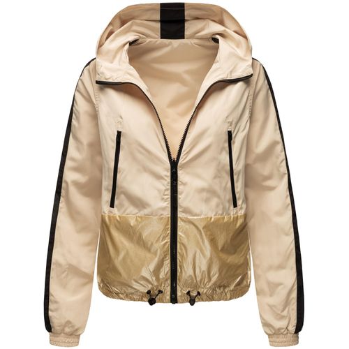 NAVAHOO Damen Ultraleichte Wendejacke 2-in-1 Übergangsjacke mit Kapuze Sunitaa