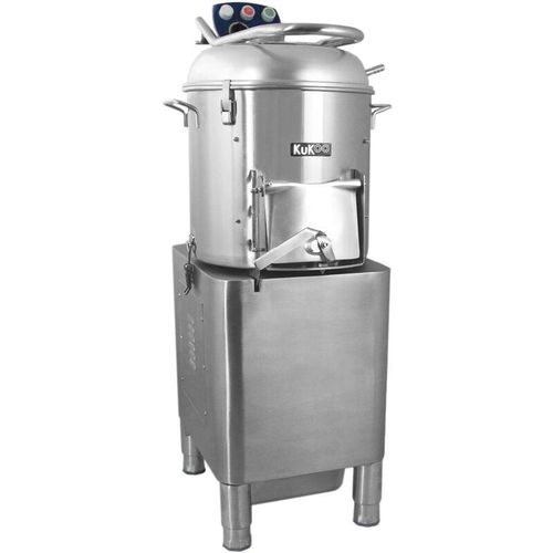 KuKoo Gastro Kartoffelschälmaschine Kartoffelschäler Kartoffel 20 kg Schälmaschine 950W - Silber