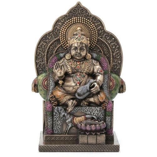 Buddha -Figurenfiguren Gott Kue Bronze Rohbronze 9x13x19cm 24298 – Crudo – Signes Grimalt