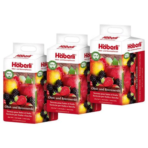 Häberli – Obst- und Beerenerde 3×25 l