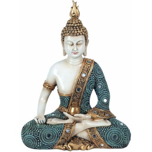 Buddha -Figurenfiguren Kleine Buddha Buddha Blue 8x19x24cm 22402 – Azul – Signes Grimalt