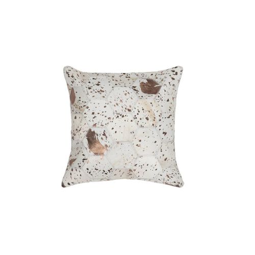 Spark Pillow 210 Elfenbein / Chrom 45cm x 45cm