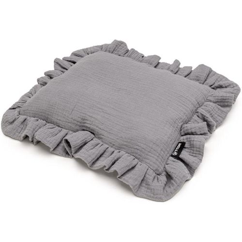 T-TOMI Muslin Pillow kussentje Grey 25 x 30 cm 1 st