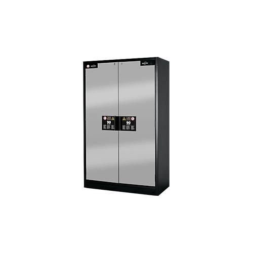 Sicherheitsschrank Typ 90 Asecos Q-CLASSIC-90, B 1200 mm, 6 Auszüge, asecos Silber