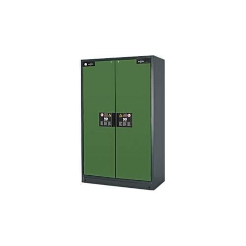 Sicherheitsschrank Typ 90 Asecos Q-CLASSIC-90, B 1200 mm, 4 Auszüge, resedagrün
