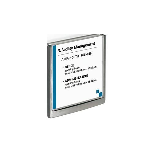 Durable Türschild Click Sign, B 149 x H 148,5 mm, 5 Stück, graphit