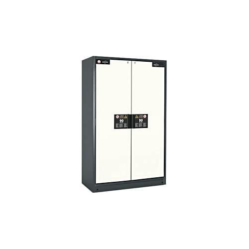 Sicherheitsschrank Typ 90 Asecos Q-CLASSIC-90, B 1200 mm, 4 Auszüge, reinweiß
