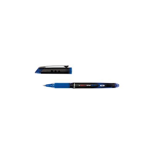 PILOT Tintenroller V-Ball Grip, blau, Strichstärke 0,6 mm, 12 Stück