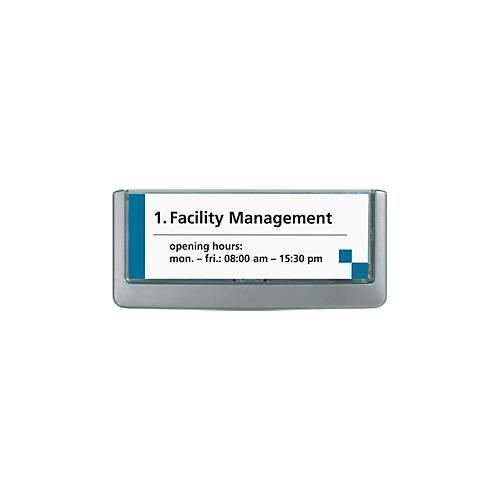 Durable Türschild Click Sign, B 149 x H 52,5 mm, 5 Stück, graphit