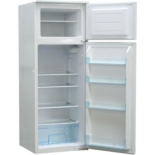 Respekta – Kühlschrank 4 Gefrierfach Einbaukühlschrank Schlepptür 144 cm