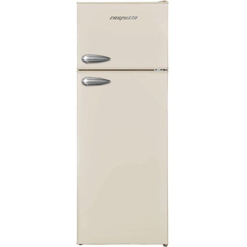 Respekta – Kühlschrank freistehend 171 Liter 4 Gefrierfach Retro 144 cm Cream