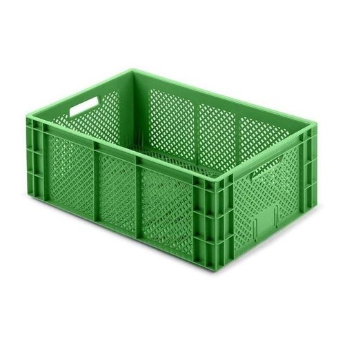 Eurobehälter Obst- und Gemüsekasten HxBxT 22x40x60cm 43 Liter Grün Obst-Gemüsekiste, Obstkorb, Transportbox – Grün