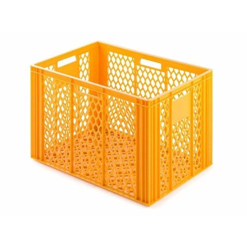 Eurobehälter Bäcker- & Konditorenkasten HxBxT 42,1x40x60 85 Liter Gelb-Orange Brötchenkiste, stapelbare Bäckerkiste - Gelb-Orange
