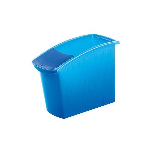 HAN MONDO Papierkorb 18,0 l blau, transluzent