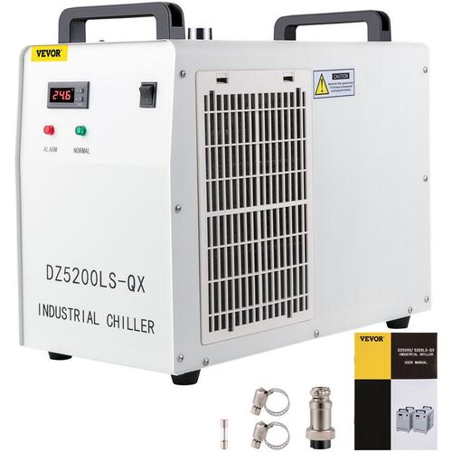 Industrieller Wasserkühler CW-5200DG CO2 Laser Rohrkühler 6 l Wasserkühler zum Kühlen von CO2-Glaslaserröhre 220 v 10 l/ Min - Vevor